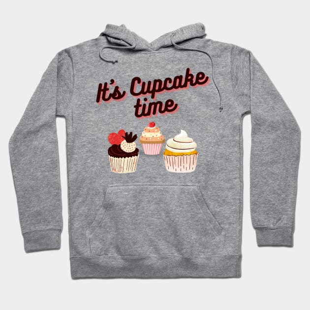 Cupcake lovers - It's cupcake time! Hoodie by Zodde art